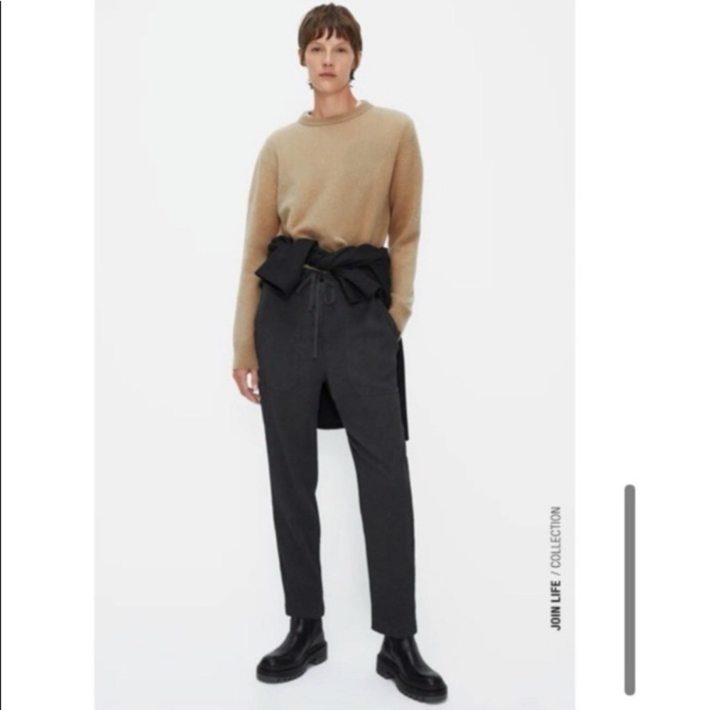 Zara textured pants